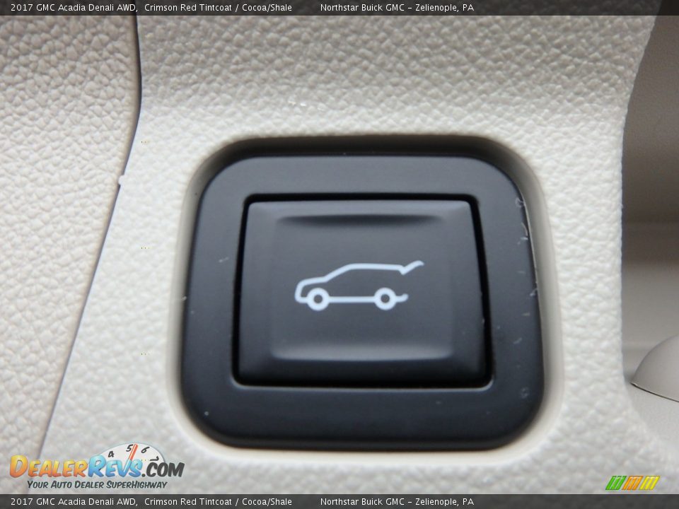 2017 GMC Acadia Denali AWD Crimson Red Tintcoat / Cocoa/Shale Photo #11