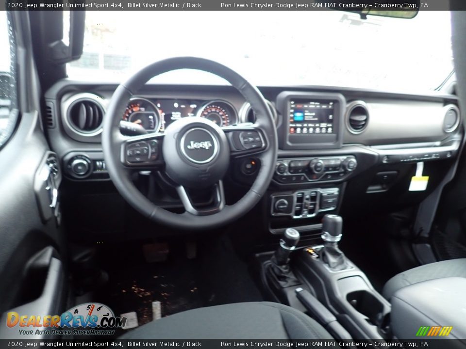 2020 Jeep Wrangler Unlimited Sport 4x4 Billet Silver Metallic / Black Photo #13