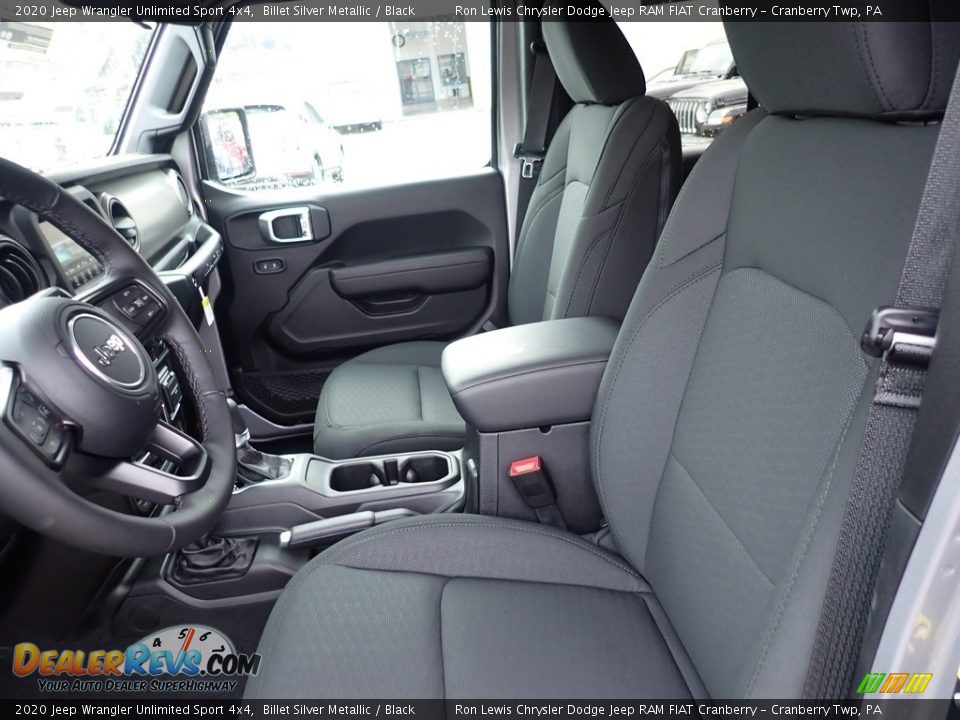 2020 Jeep Wrangler Unlimited Sport 4x4 Billet Silver Metallic / Black Photo #14