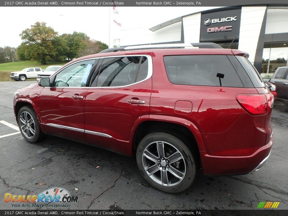 2017 GMC Acadia Denali AWD Crimson Red Tintcoat / Cocoa/Shale Photo #12