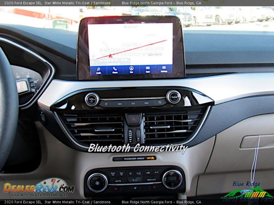 2020 Ford Escape SEL Star White Metallic Tri-Coat / Sandstone Photo #18
