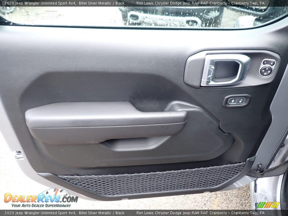 2020 Jeep Wrangler Unlimited Sport 4x4 Billet Silver Metallic / Black Photo #15