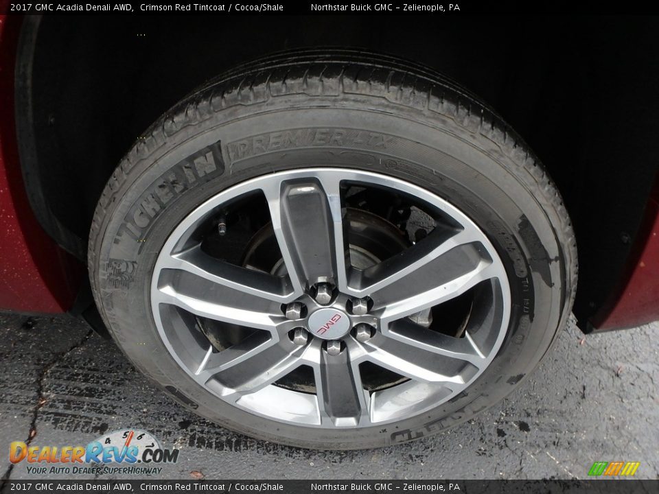 2017 GMC Acadia Denali AWD Crimson Red Tintcoat / Cocoa/Shale Photo #14