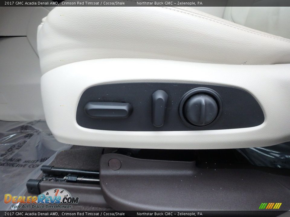 2017 GMC Acadia Denali AWD Crimson Red Tintcoat / Cocoa/Shale Photo #16