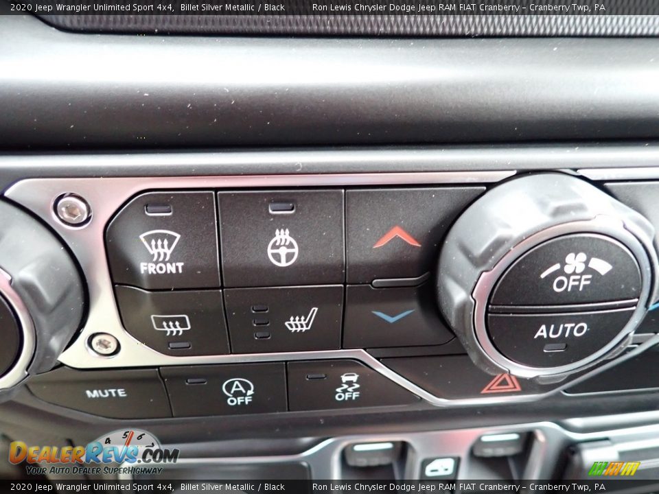 2020 Jeep Wrangler Unlimited Sport 4x4 Billet Silver Metallic / Black Photo #19