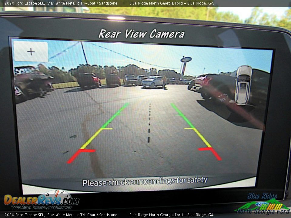 2020 Ford Escape SEL Star White Metallic Tri-Coat / Sandstone Photo #26