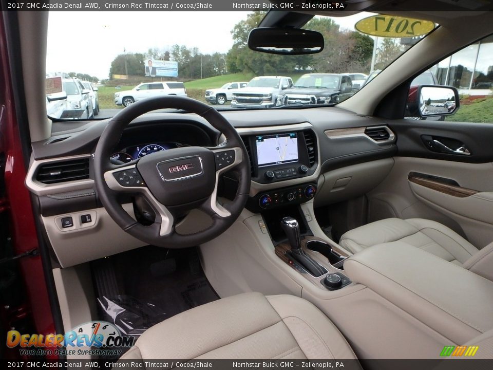 2017 GMC Acadia Denali AWD Crimson Red Tintcoat / Cocoa/Shale Photo #21