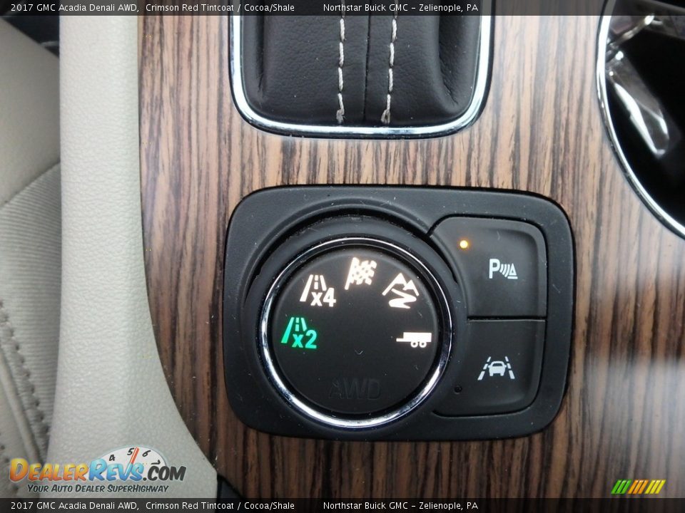 2017 GMC Acadia Denali AWD Crimson Red Tintcoat / Cocoa/Shale Photo #25