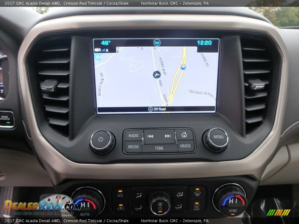 2017 GMC Acadia Denali AWD Crimson Red Tintcoat / Cocoa/Shale Photo #27