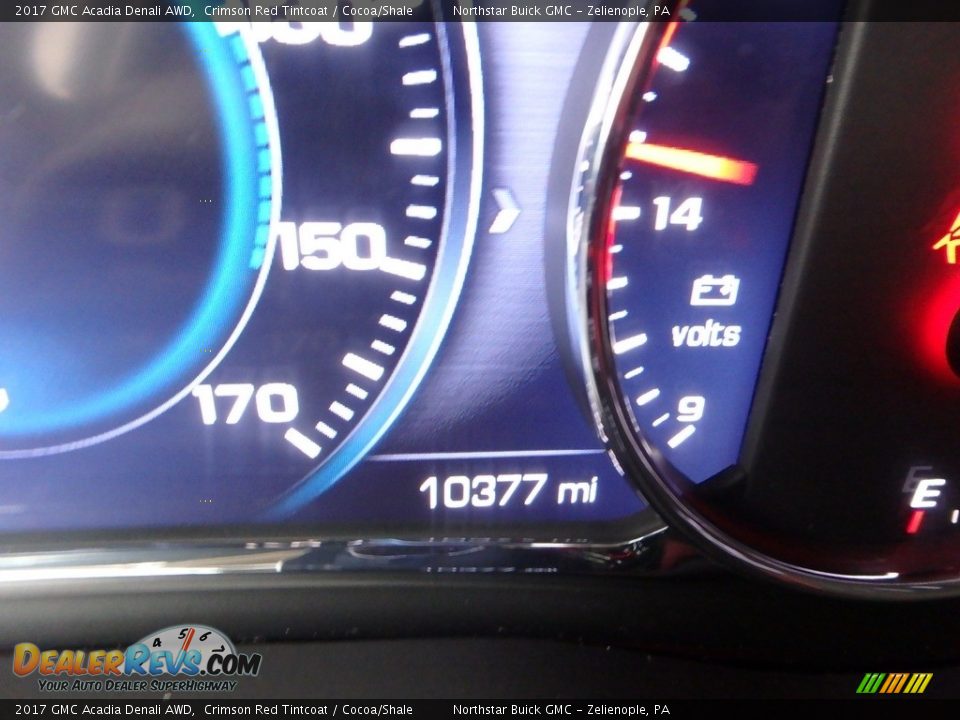 2017 GMC Acadia Denali AWD Crimson Red Tintcoat / Cocoa/Shale Photo #30