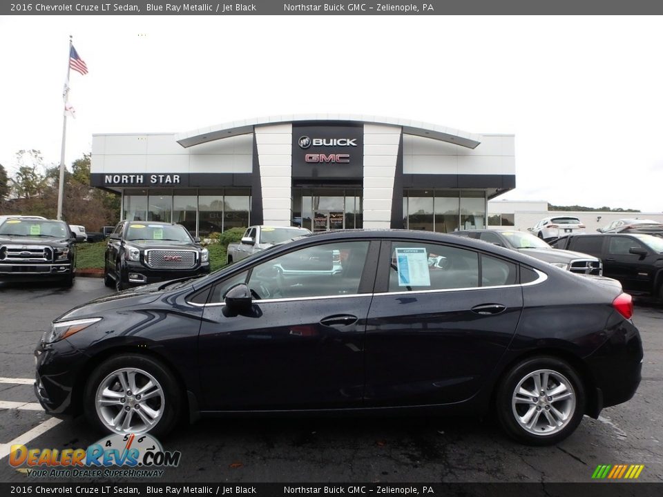 2016 Chevrolet Cruze LT Sedan Blue Ray Metallic / Jet Black Photo #1