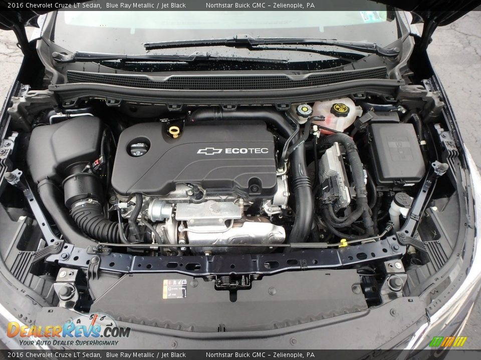 2016 Chevrolet Cruze LT Sedan Blue Ray Metallic / Jet Black Photo #2