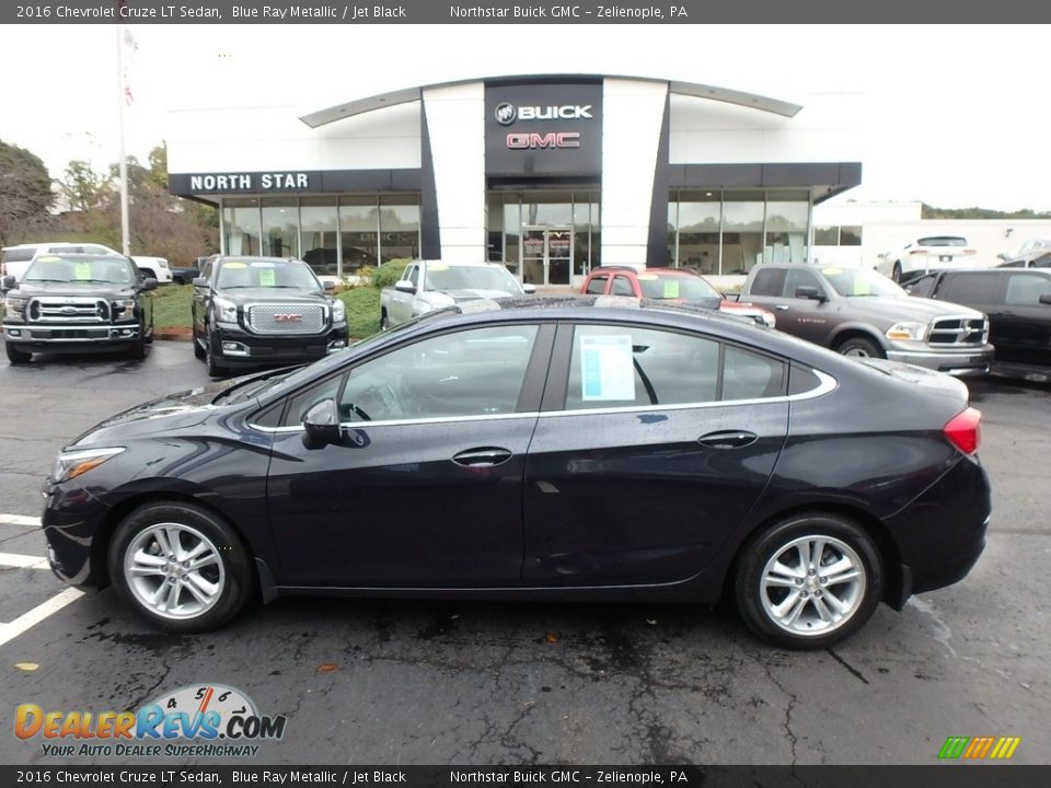 2016 Chevrolet Cruze LT Sedan Blue Ray Metallic / Jet Black Photo #13