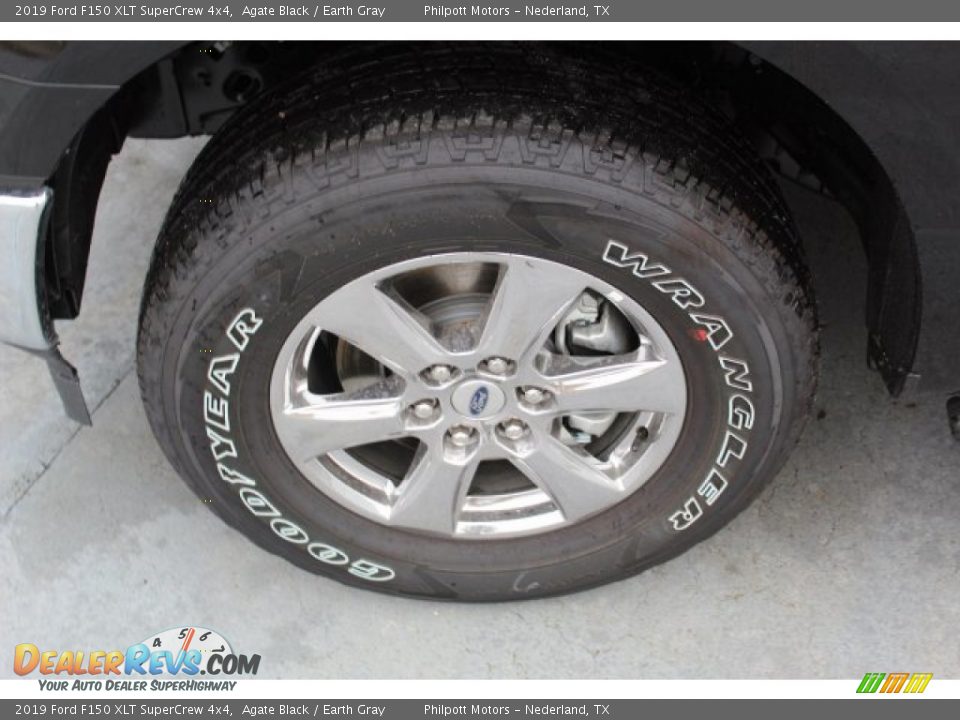 2019 Ford F150 XLT SuperCrew 4x4 Agate Black / Earth Gray Photo #5