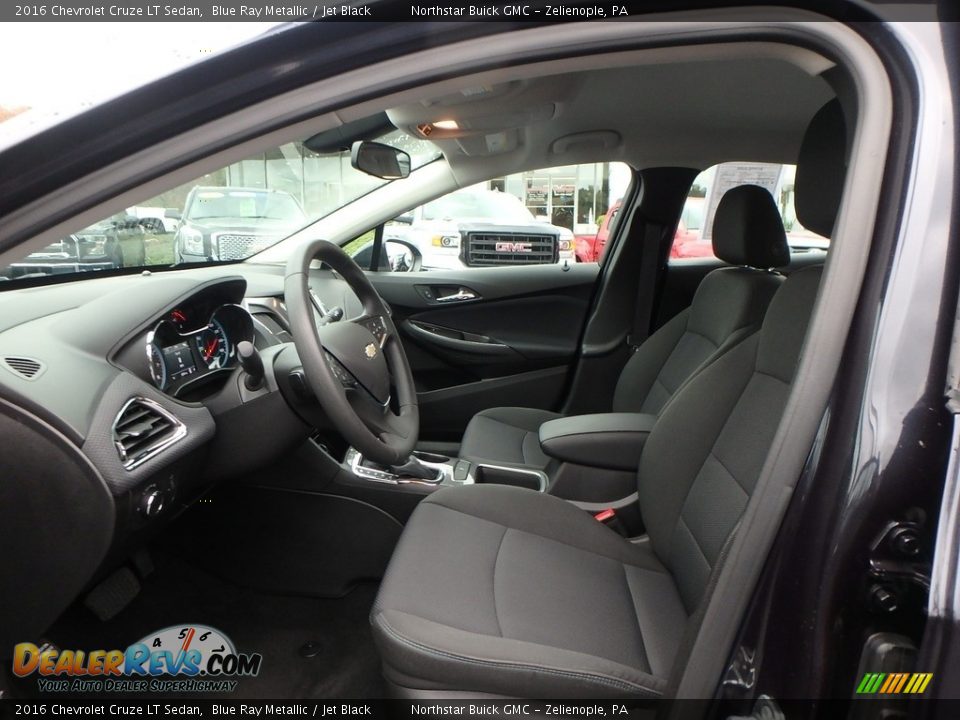2016 Chevrolet Cruze LT Sedan Blue Ray Metallic / Jet Black Photo #17