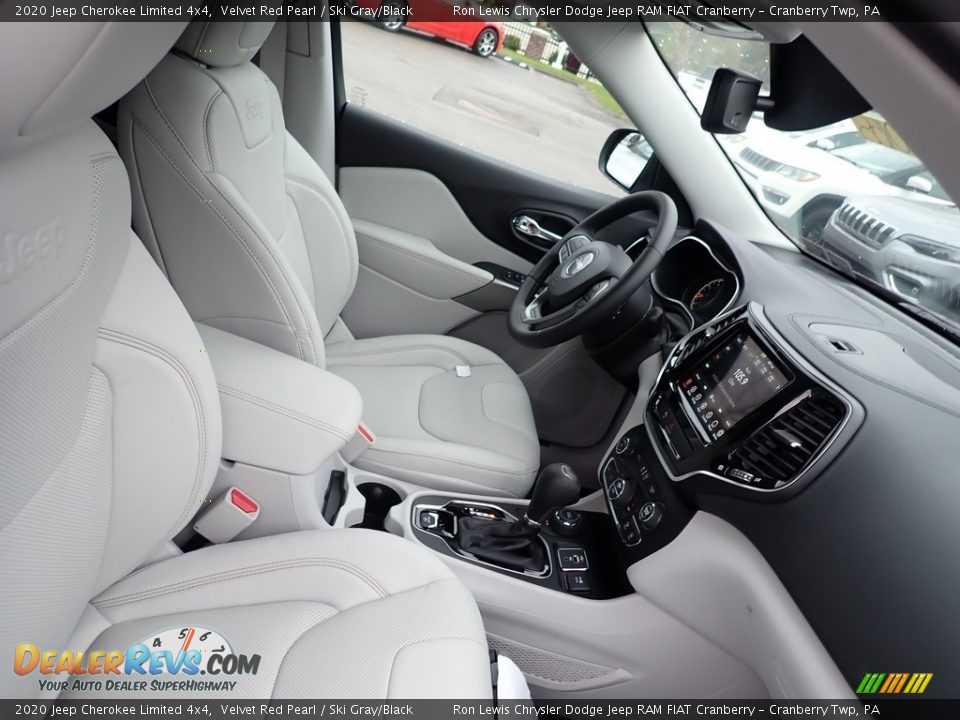 2020 Jeep Cherokee Limited 4x4 Velvet Red Pearl / Ski Gray/Black Photo #10