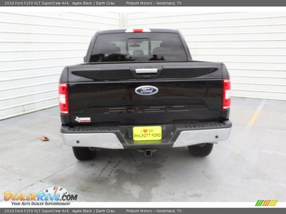 2019 Ford F150 XLT SuperCrew 4x4 Agate Black / Earth Gray Photo #7