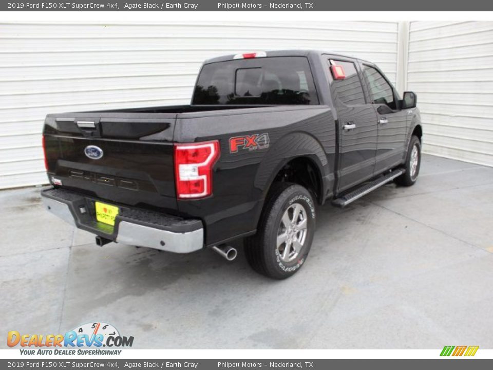 2019 Ford F150 XLT SuperCrew 4x4 Agate Black / Earth Gray Photo #8