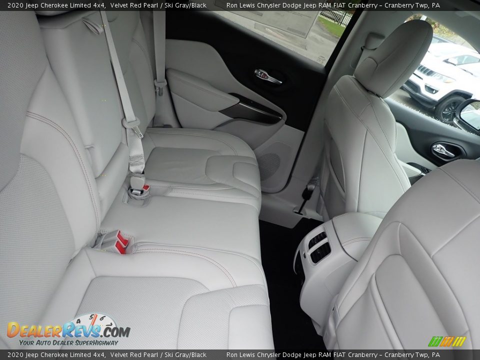 2020 Jeep Cherokee Limited 4x4 Velvet Red Pearl / Ski Gray/Black Photo #12
