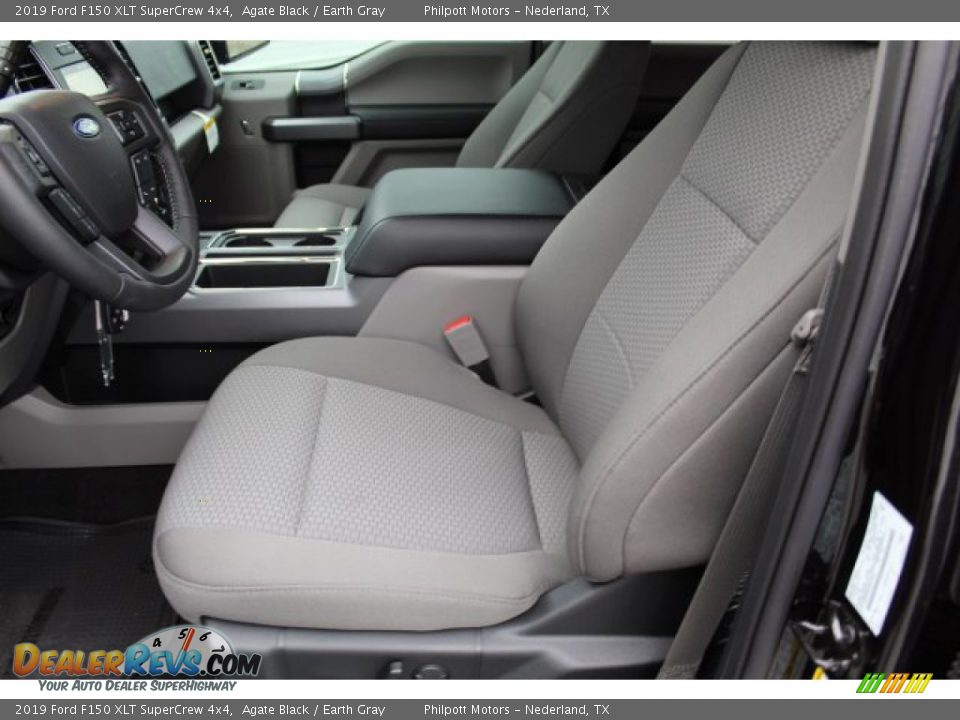 2019 Ford F150 XLT SuperCrew 4x4 Agate Black / Earth Gray Photo #10