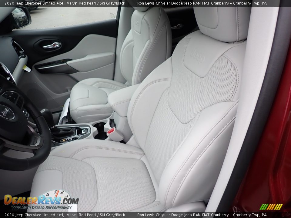 2020 Jeep Cherokee Limited 4x4 Velvet Red Pearl / Ski Gray/Black Photo #13