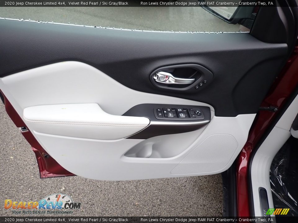 2020 Jeep Cherokee Limited 4x4 Velvet Red Pearl / Ski Gray/Black Photo #14