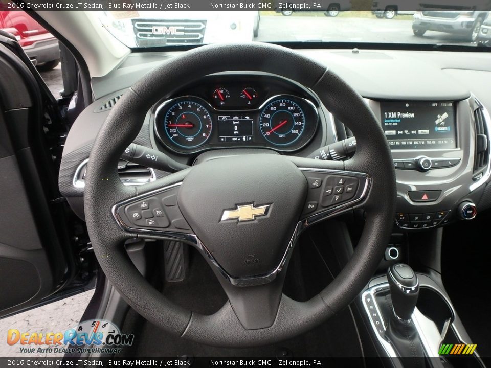 2016 Chevrolet Cruze LT Sedan Blue Ray Metallic / Jet Black Photo #23