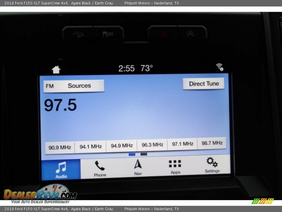 2019 Ford F150 XLT SuperCrew 4x4 Agate Black / Earth Gray Photo #16