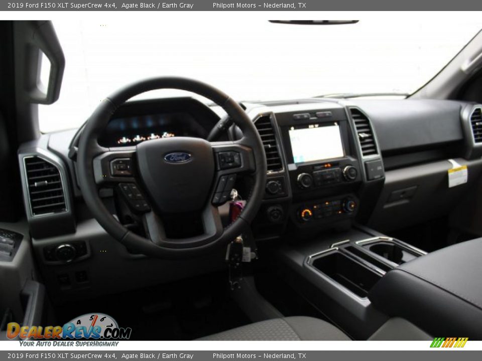 2019 Ford F150 XLT SuperCrew 4x4 Agate Black / Earth Gray Photo #21