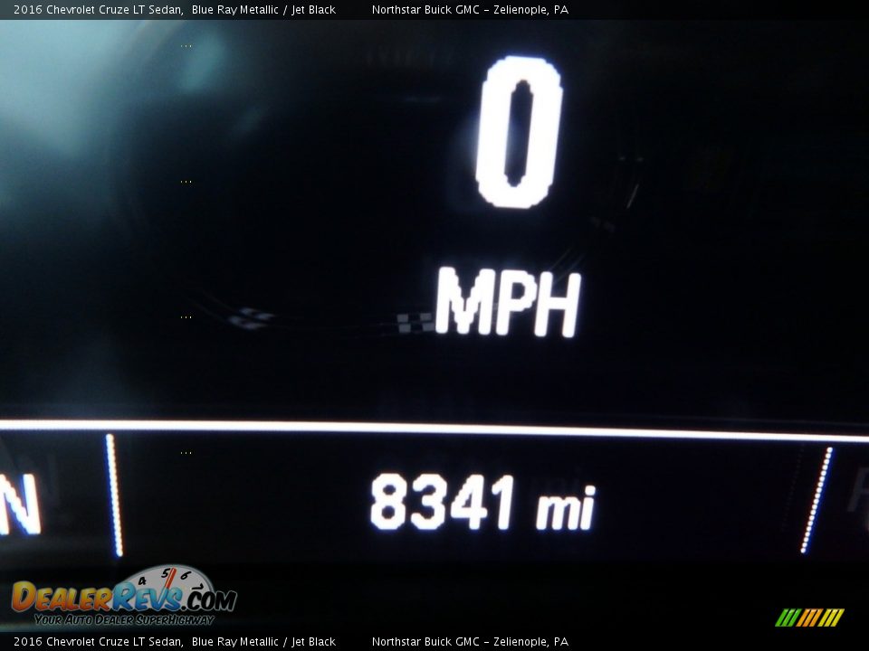 2016 Chevrolet Cruze LT Sedan Blue Ray Metallic / Jet Black Photo #30