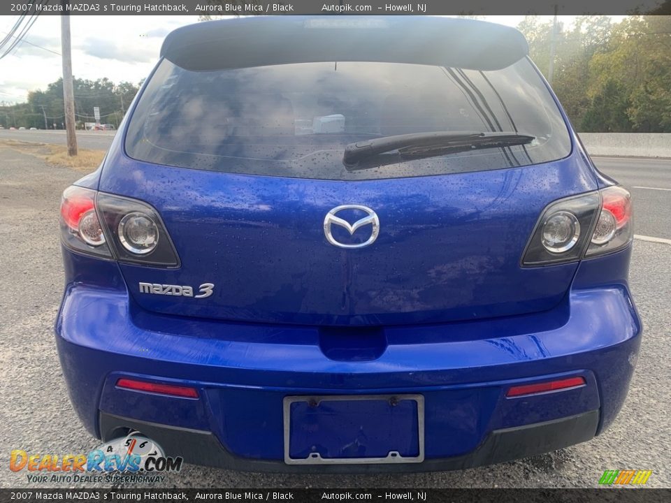 2007 Mazda MAZDA3 s Touring Hatchback Aurora Blue Mica / Black Photo #4