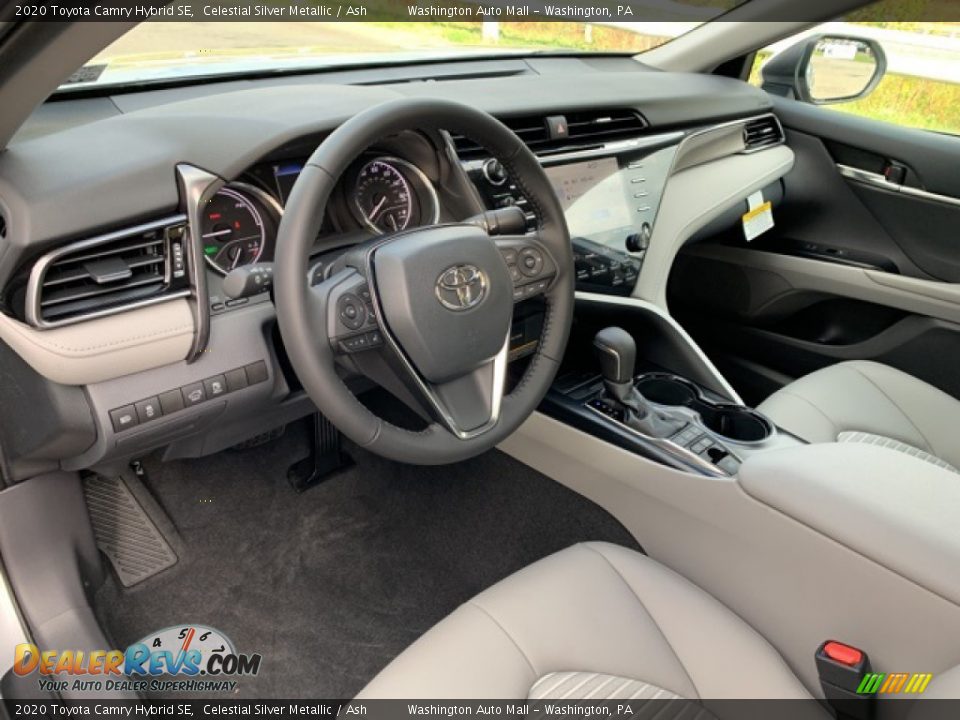 Ash Interior - 2020 Toyota Camry Hybrid SE Photo #3