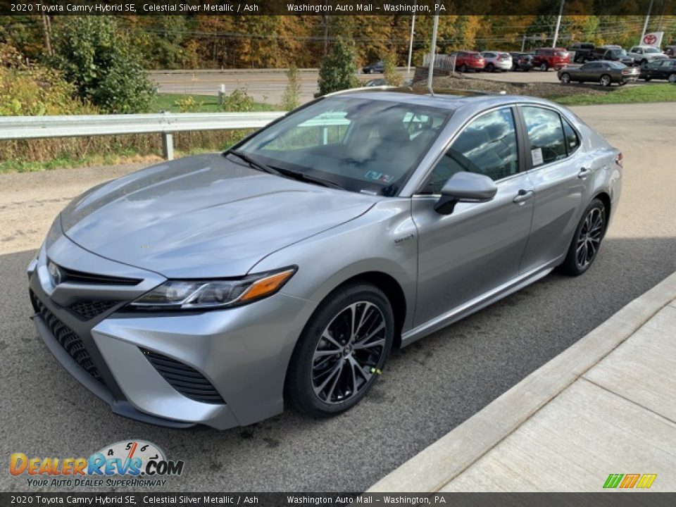 Celestial Silver Metallic 2020 Toyota Camry Hybrid SE Photo #6