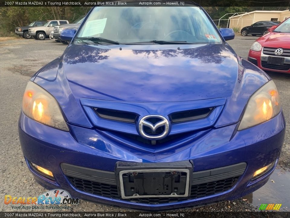2007 Mazda MAZDA3 s Touring Hatchback Aurora Blue Mica / Black Photo #8