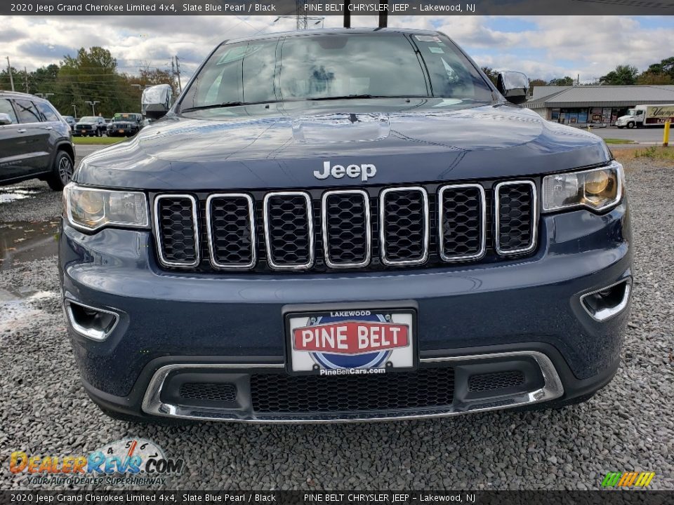 2020 Jeep Grand Cherokee Limited 4x4 Slate Blue Pearl / Black Photo #2