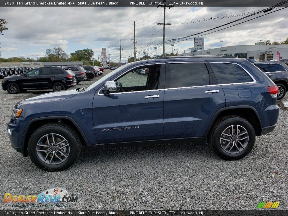 2020 Jeep Grand Cherokee Limited 4x4 Slate Blue Pearl / Black Photo #3