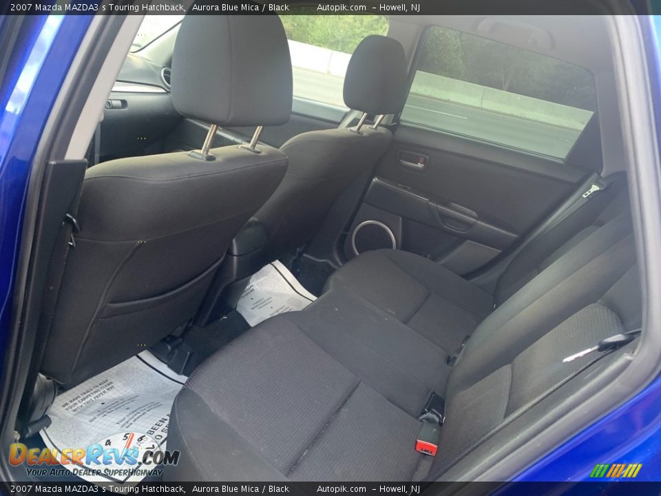 2007 Mazda MAZDA3 s Touring Hatchback Aurora Blue Mica / Black Photo #11