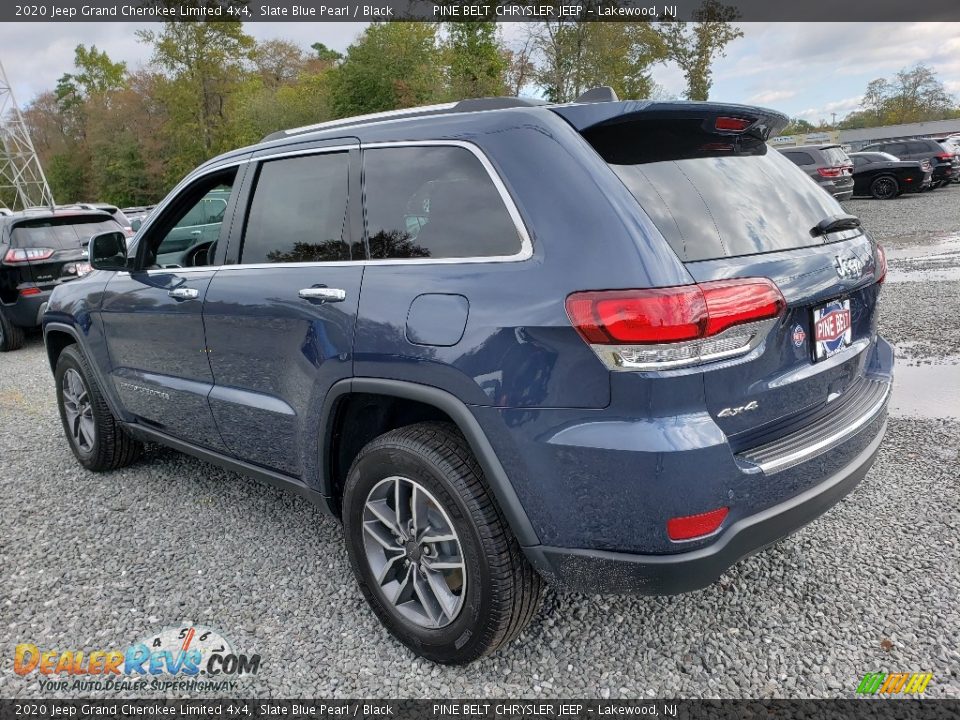 2020 Jeep Grand Cherokee Limited 4x4 Slate Blue Pearl / Black Photo #4