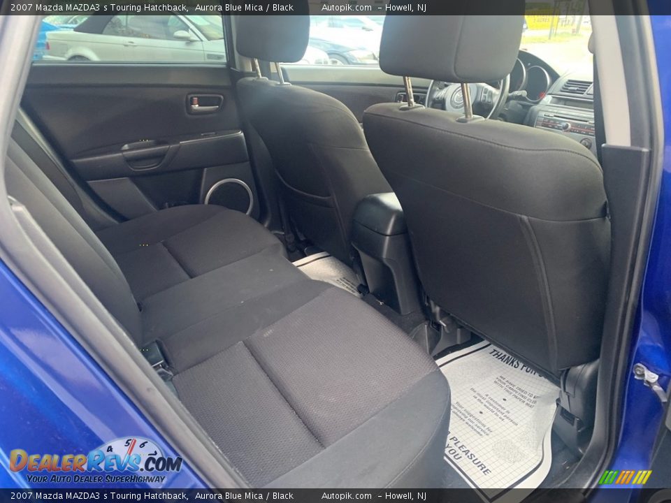 2007 Mazda MAZDA3 s Touring Hatchback Aurora Blue Mica / Black Photo #12