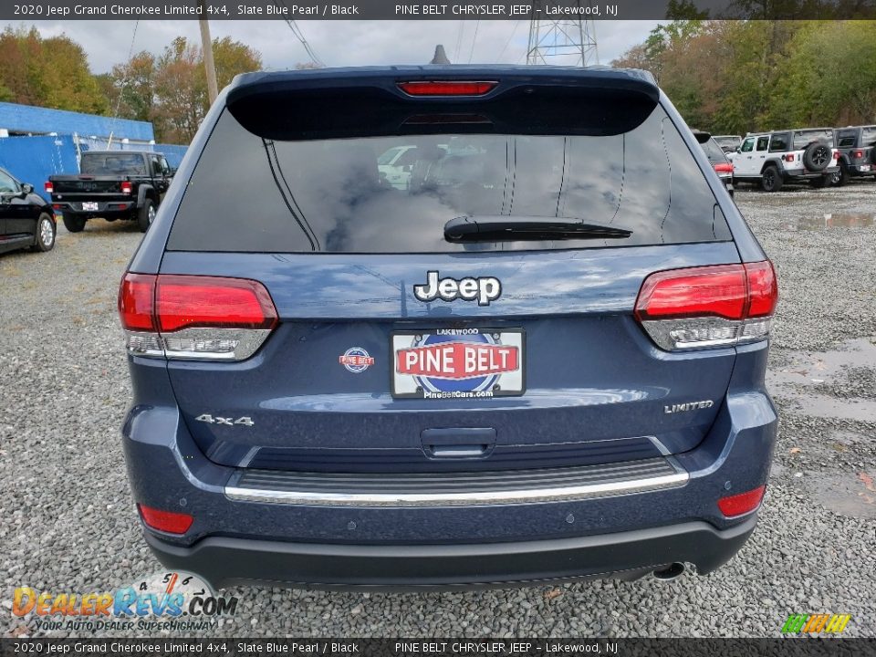 2020 Jeep Grand Cherokee Limited 4x4 Slate Blue Pearl / Black Photo #5