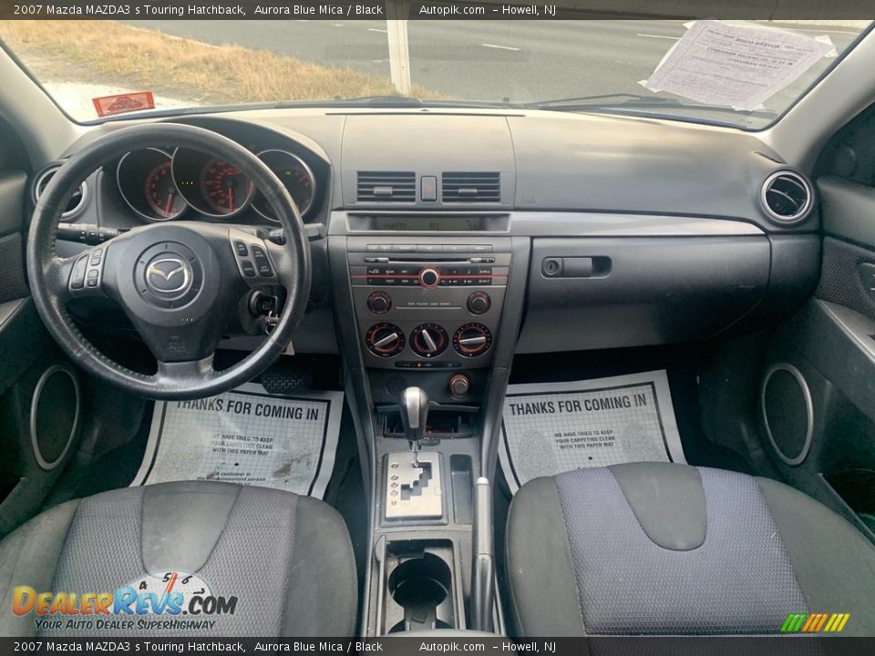 2007 Mazda MAZDA3 s Touring Hatchback Aurora Blue Mica / Black Photo #14