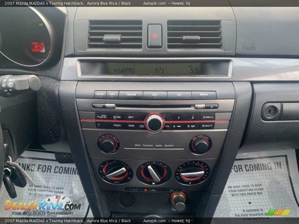 2007 Mazda MAZDA3 s Touring Hatchback Aurora Blue Mica / Black Photo #15