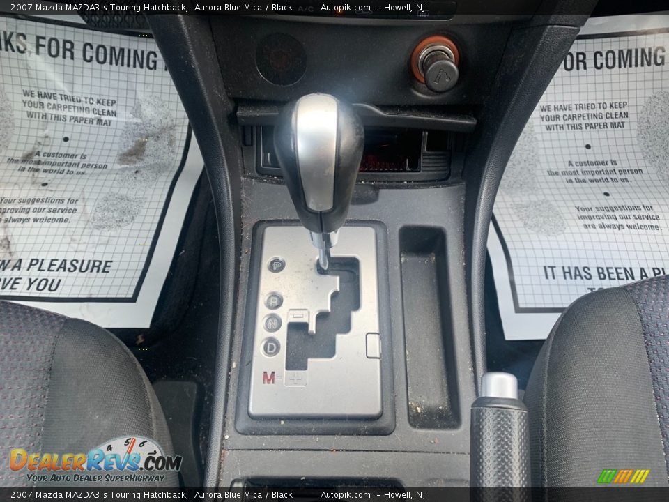 2007 Mazda MAZDA3 s Touring Hatchback Aurora Blue Mica / Black Photo #16