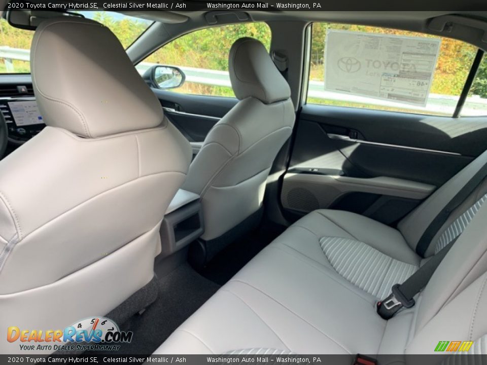 2020 Toyota Camry Hybrid SE Celestial Silver Metallic / Ash Photo #18