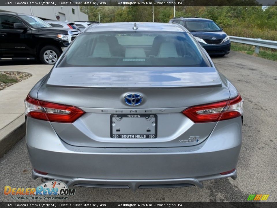 2020 Toyota Camry Hybrid SE Celestial Silver Metallic / Ash Photo #19