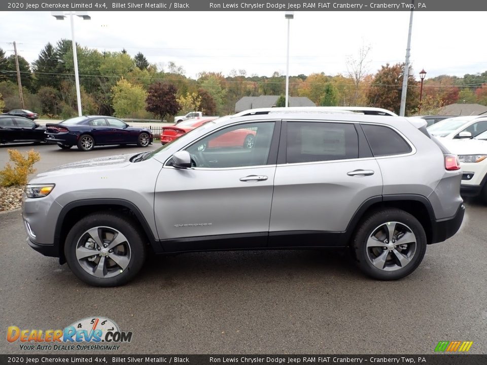 Billet Silver Metallic 2020 Jeep Cherokee Limited 4x4 Photo #2