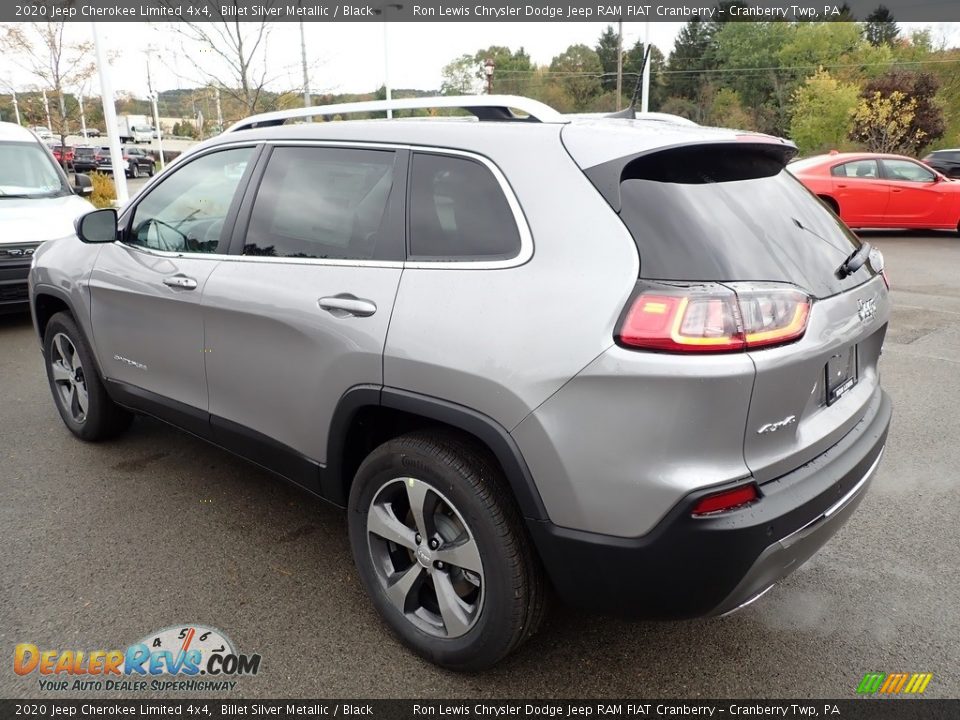 2020 Jeep Cherokee Limited 4x4 Billet Silver Metallic / Black Photo #3