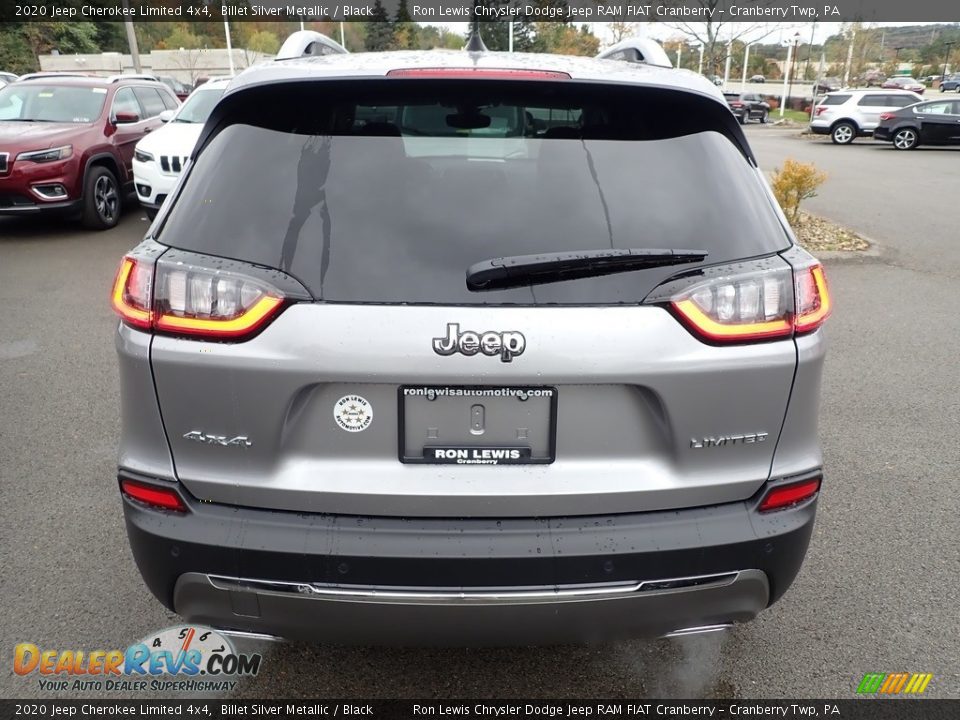 2020 Jeep Cherokee Limited 4x4 Billet Silver Metallic / Black Photo #4