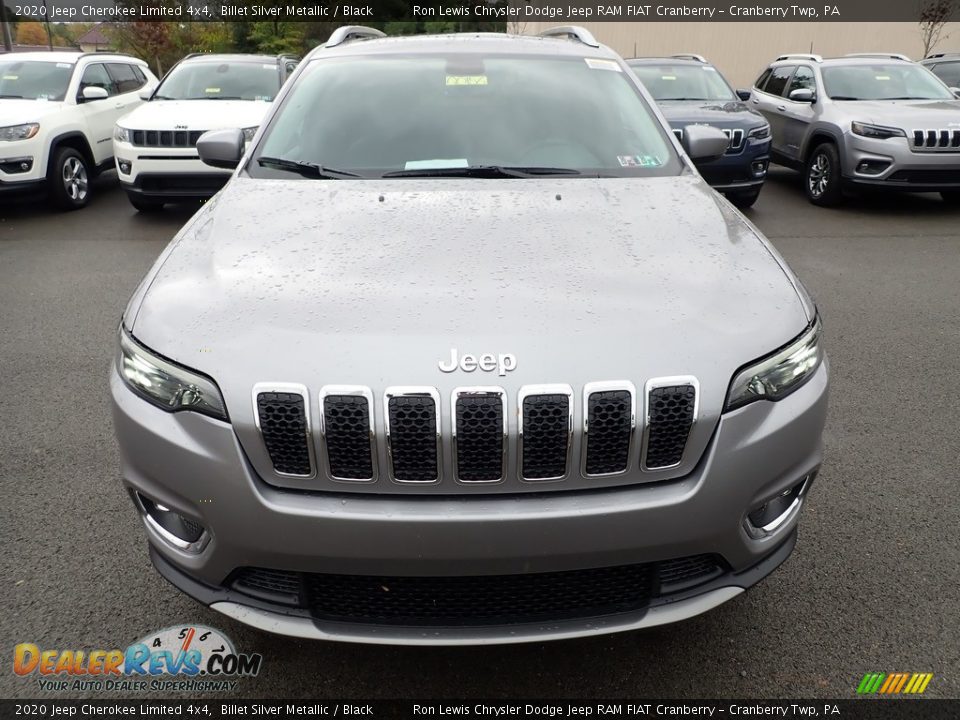 2020 Jeep Cherokee Limited 4x4 Billet Silver Metallic / Black Photo #8