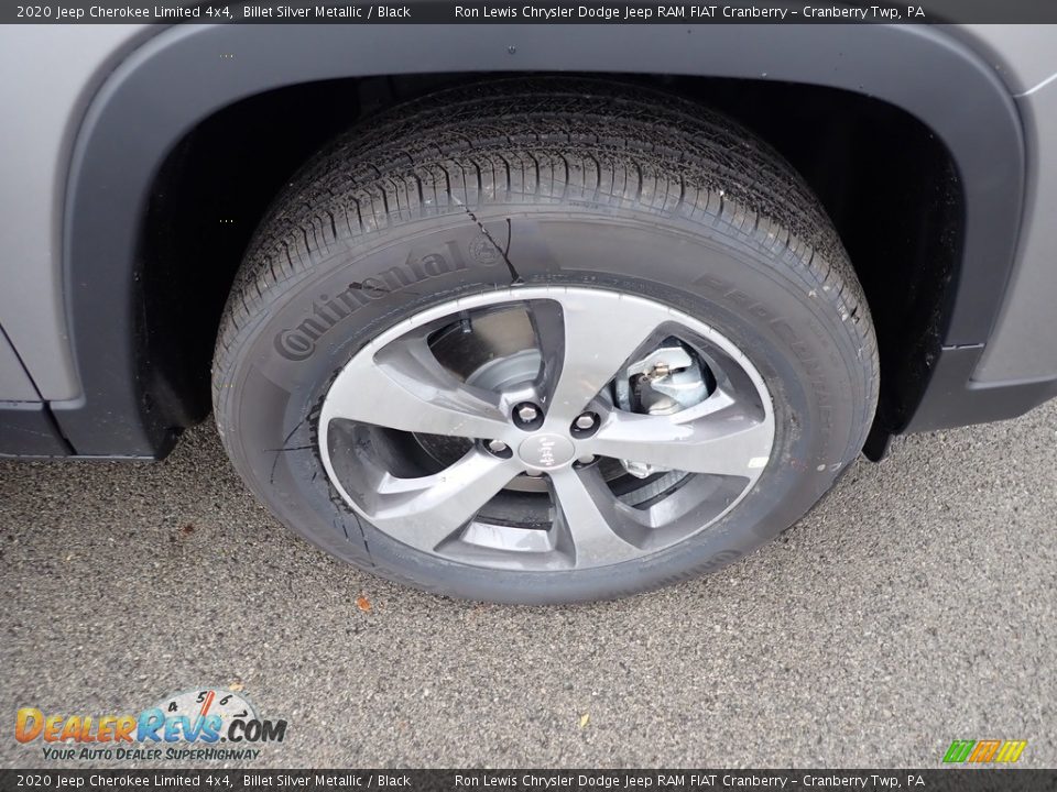 2020 Jeep Cherokee Limited 4x4 Billet Silver Metallic / Black Photo #9